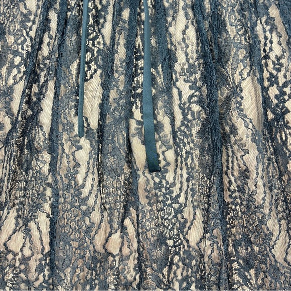 Laundry Shelli Segal Size 2 Cocktail Dress Lace Overlay Midi Cocktail Party NWT - Picture 5 of 14